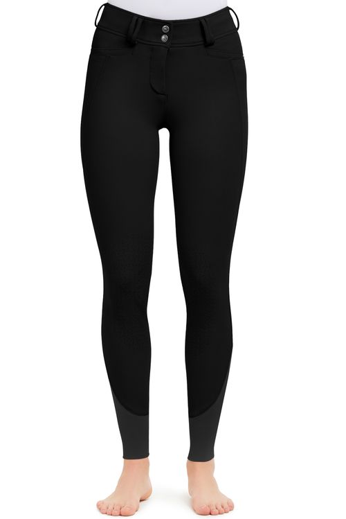 RJ Classics Women's Hayden Silicon Knee Patch Breeches - Black