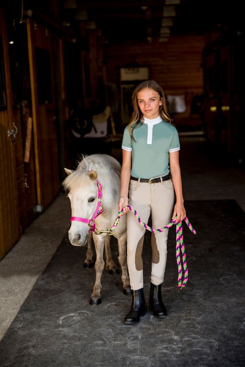 OVERSTOCK: Shires Aubrion Kids' Suffolk Breeches - 11-12 years - Tan