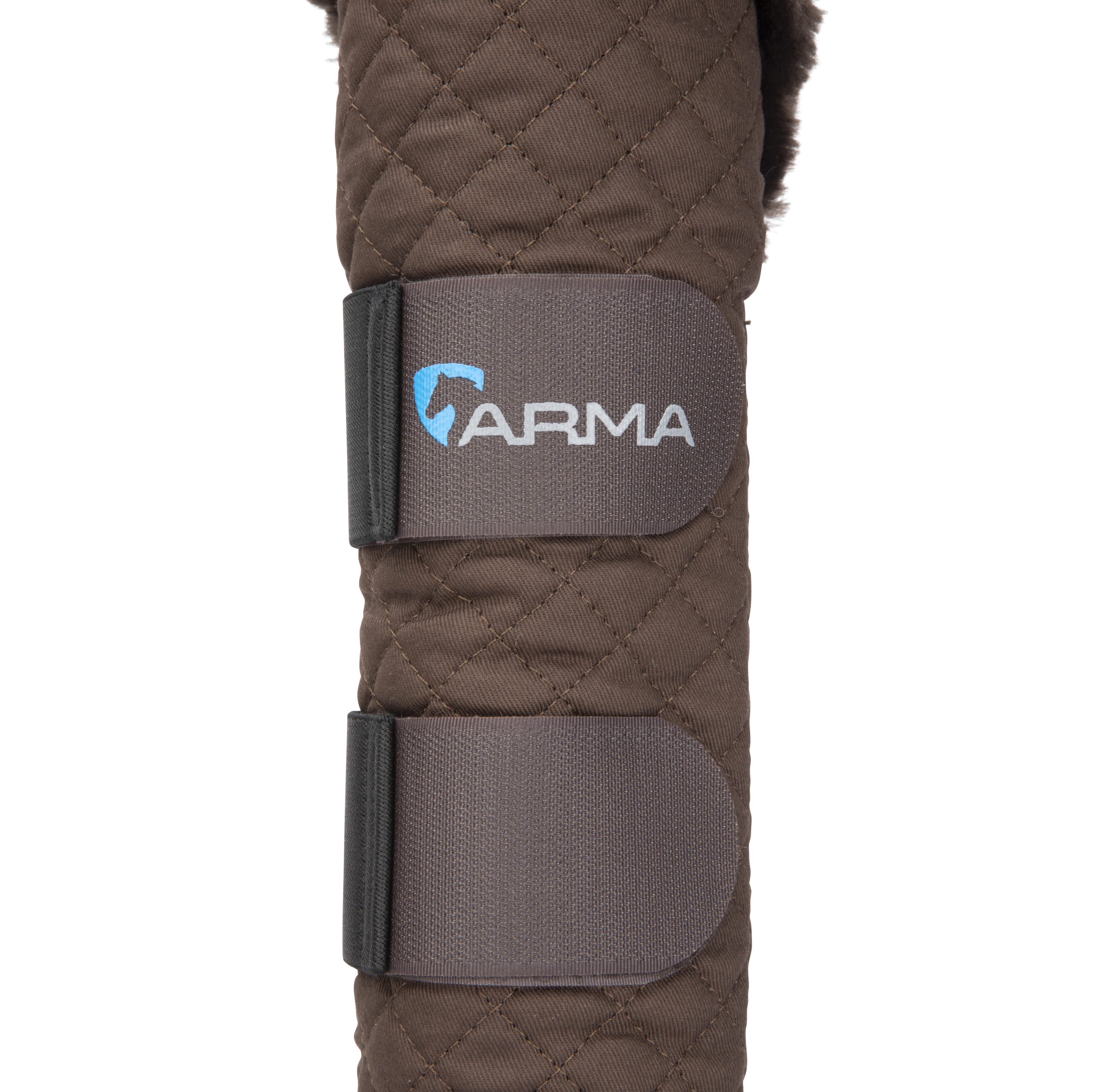Half Lined Numnah Shires Performance SupaFleece Taille Full - Marron - Équitation Shires SupaFleece Marron