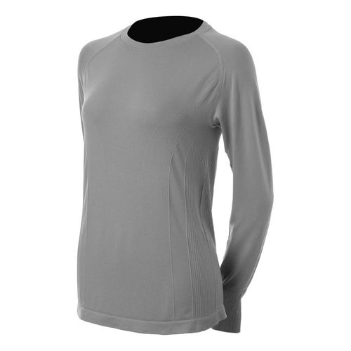 Equinavia Women's Elin Seamless Long Sleeve Top - Steel Grey