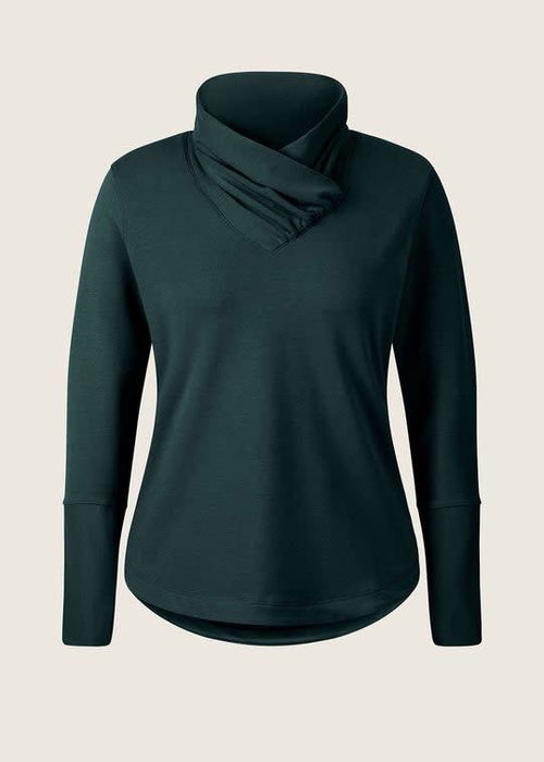 EQL Women's Weekender Wrap Neck Top - Hunter