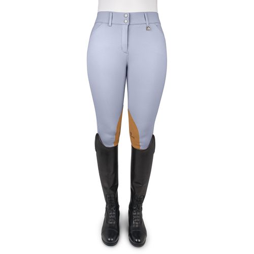 Romfh Women's Willow Knee Patch Euroseat Breeches - Mist Grey