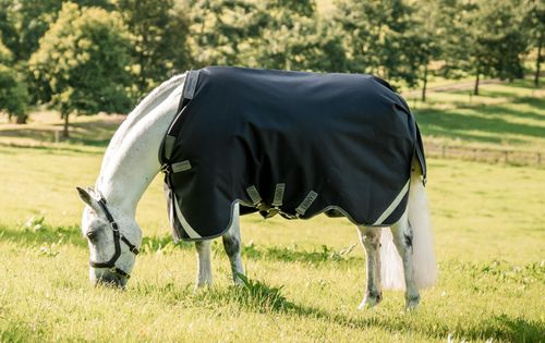 Rambo 1680D Turnout 250g VL - Black/Thunderstorm Grey/Silver