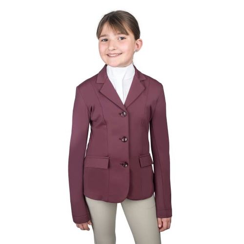 Ovation Kids' PowerFlex Lite Show Coat - Deepest Plum