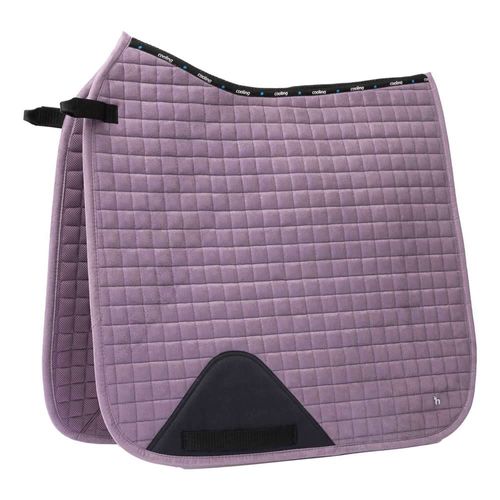 Horze Cooling Dressage Saddle Pad - Black Plum