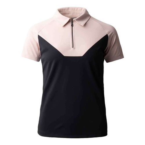 B Vertigo Women's Giselle Technical Polo Shirt - Black Beauty