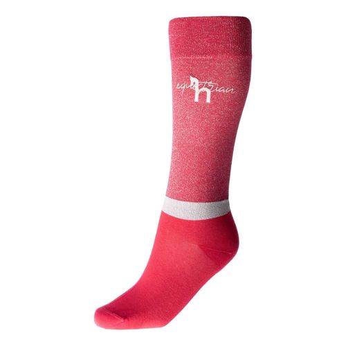 Horze Kids' Fay Knee Socks - Diva Pink