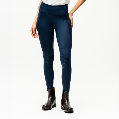 Horseware Women's Formfit Knee Patch Riding Tights - Navy