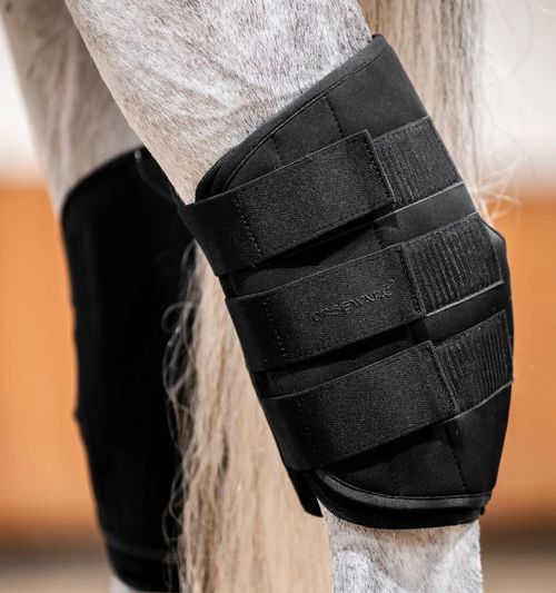 Horseware Ice Gel Hock Boots - Black/Black
