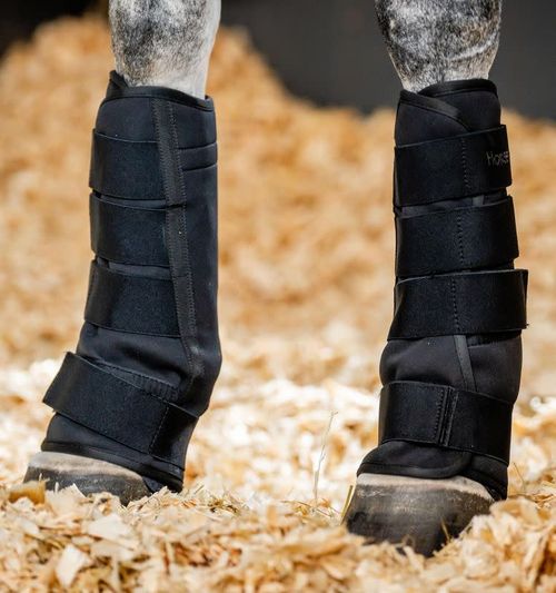 Horseware Ice Gel Stable Boots - Black/Black