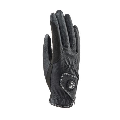 Shires Aubrion Kids' Aachen Riding Gloves - Black