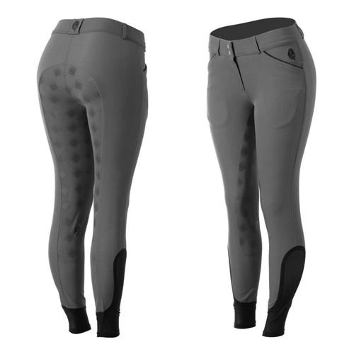 Equinavia Women's Astrid Summer Full Seat Breeches - Grey/Black