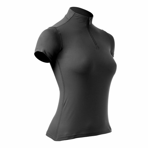 Equinavia Women's Kari NordicAir Short Sleeve Sun Shirt - Black