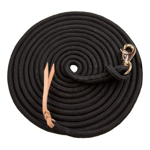Kensington 25ft Solid Color Clinician Training Lead - Black w/Goldtone
