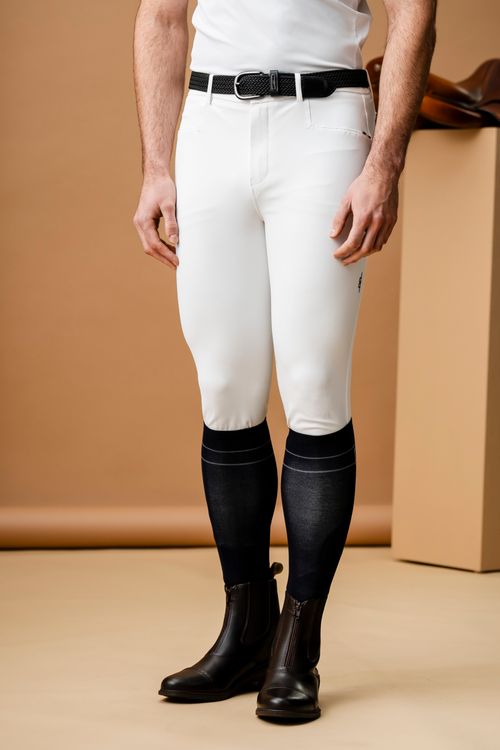 Alessandro Albanese Men's Vico Breeches - White