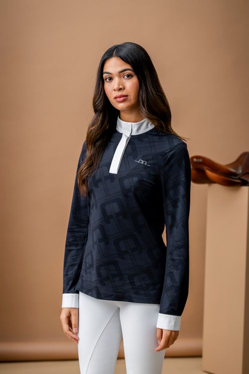 Alessandro Albanese Women's Alcina Long Sleeve Show Shirt - Charcoal