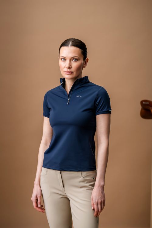 Alessandro Albanese Women's Gia Tech Quarter Zip - Navy