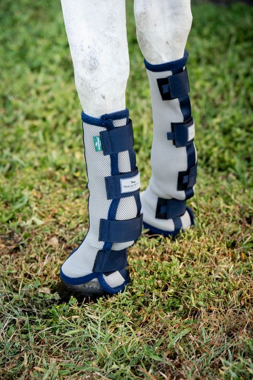 Amigo Fly Boots Pair - Silver/Navy