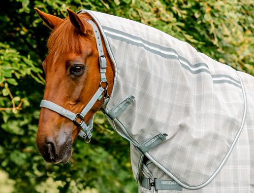 Horseware Newmarket Fly Sheet Hood - Witney Charcoal