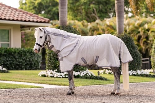 Amigo Pony Bug Rug Plus - Silver/Titanium Grey/Silver