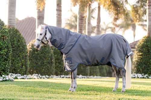 Rhino HexStop Plus Pony Turnout 0g - Grey/Indigo/Navy