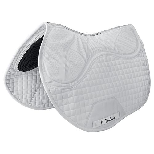 OVERSTOCK: M. Toulouse Superior AP No-Slip Comfort Flo Saddle Pad - Horse - White