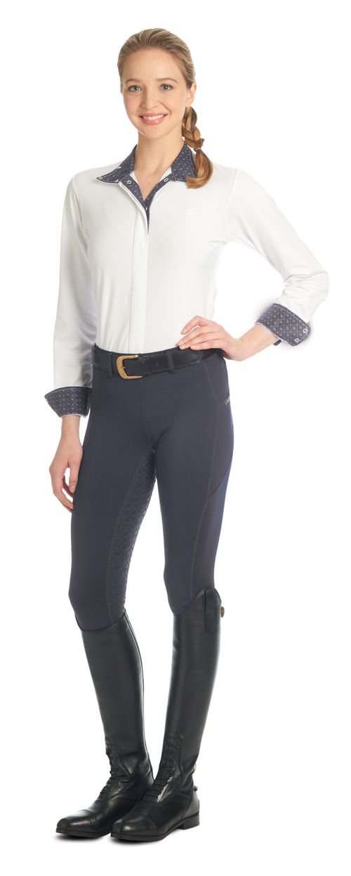 OUTLET: Ovation Women's Aerowick GripTec Full Seat Tight - Small - Charcoal