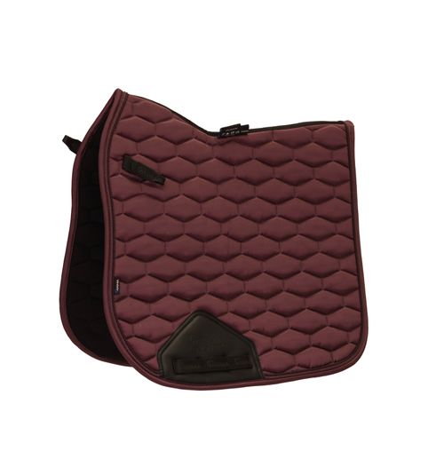 Shires ARMA Satin Dressage Saddle Pad - Black Cherry