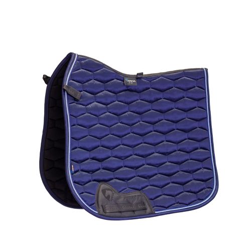 Shires ARMA Satin Dressage Saddle Pad - Navy