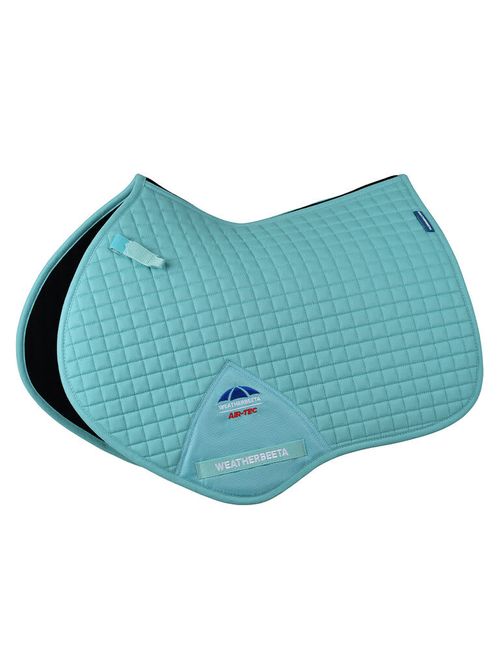 Weatherbeeta Prime Air-Tec Jump Shaped Saddle Pad - Light Aqua
