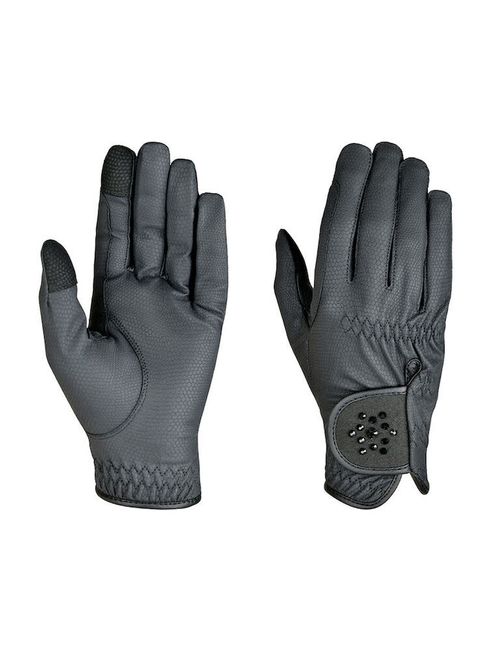 Dublin Everyday Bling Riding Gloves - Black