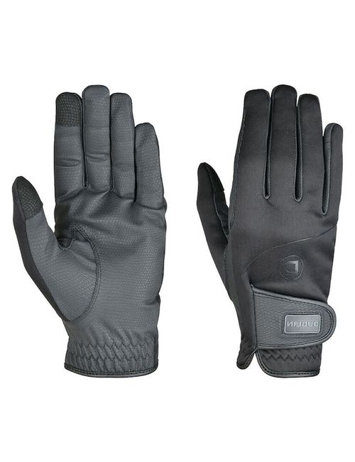 Dublin Everyday Softback Riding Gloves - Black