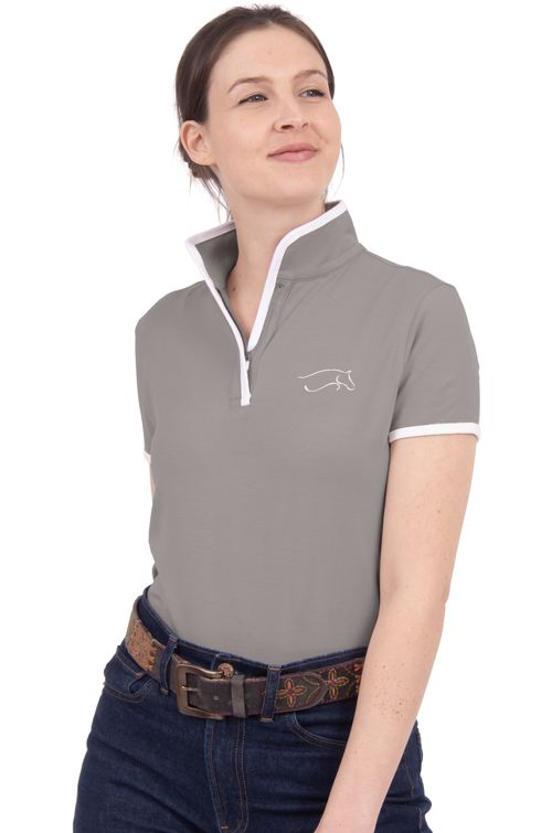 Chestnut Bay Women's S2S Convertible Polo - Ash