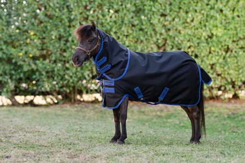 Amigo Ripstop 900D Plus Petite Turnout 200g - Black/Classic Blue