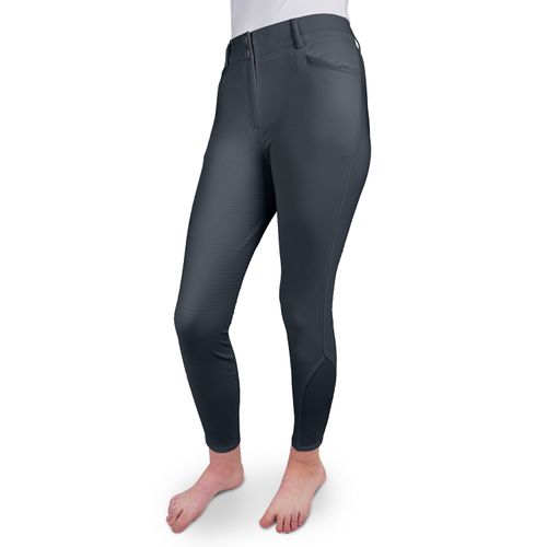 Ovation Women's Elegance Dynamic Full Seat Breeches - Charcoal