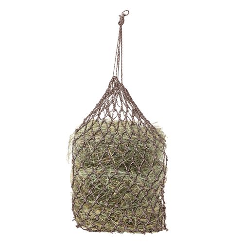 Equi-Essentials Niblet Medium Duty PolyBraid Trailer Hay Net - Dark Brown/Beige
