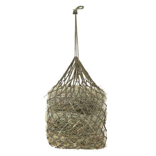 Equi-Essentials Niblet Medium Duty PolyBraid Trailer Hay Net - Navy/Yellow