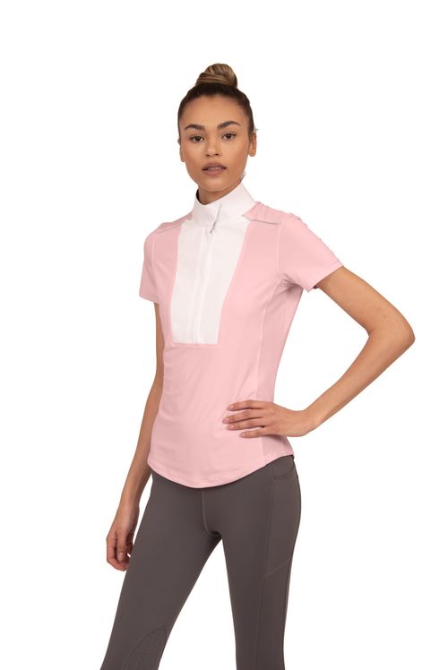 READY TO SHIP: Chestnut Bay Women's SkyCool Liberty Sport Short Sleeve Show Shirt - Small - Blush (2023)