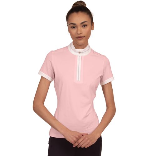 READY TO SHIP: Chestnut Bay Women's SkyCool Short Sleeve Show Shirt - X Large - Blush