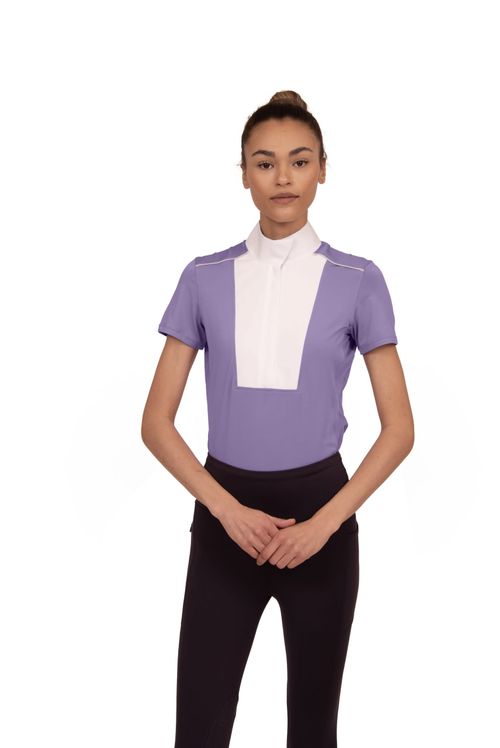 READY TO SHIP: Chestnut Bay Women's SkyCool Liberty Sport Short Sleeve Show Shirt - XX Large - Lavender (2023)