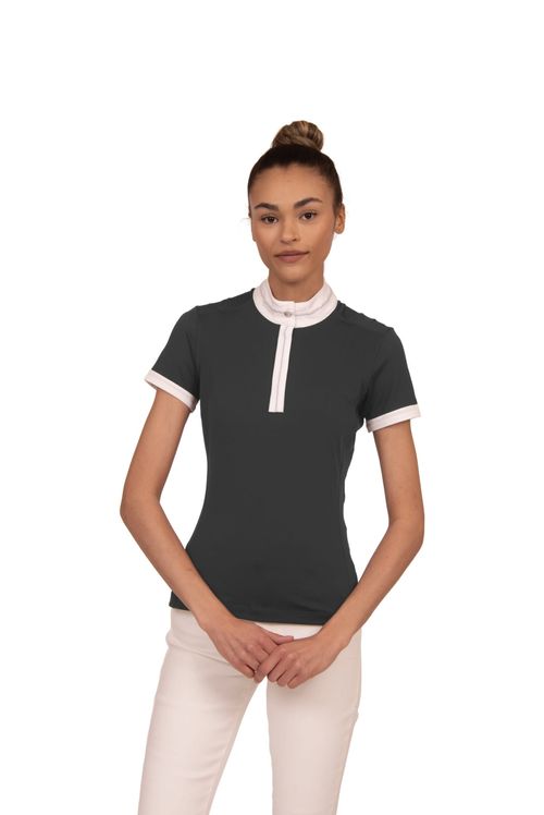 READY TO SHIP: Chestnut Bay Women's SkyCool Short Sleeve Show Shirt - X Large - Raven (2023)