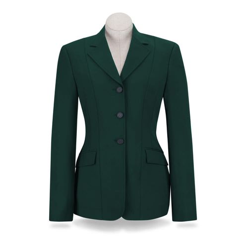 READY TO SHIP: RJ Classics Women's Skylar 37.5 Grey Label Show Coat - 16 Regular - Evergreen
