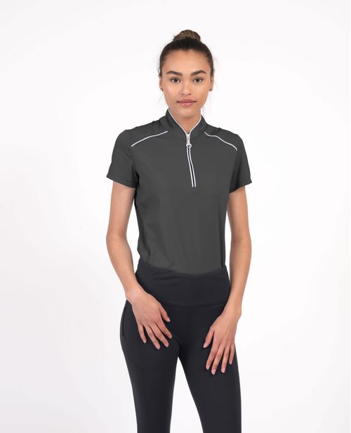 READY TO SHIP: Chestnut Bay Women's Performance Rider SkyCool Sport Short Sleeve Shirt - Large - Raven (2023)