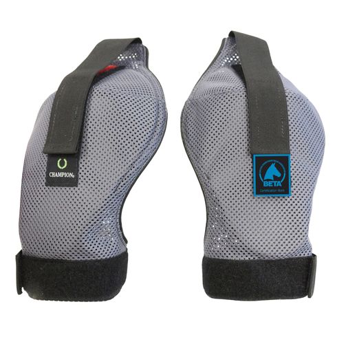READY TO SHIP: Champion Titanium Ti22 Guardian Shoulder Protectors - Small - Gun Metal