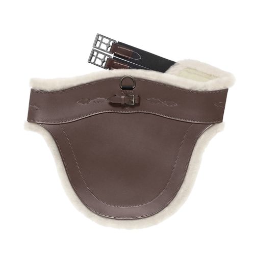 EquiFit Bellyguard Girth w/UltraWool - Brown/Natural