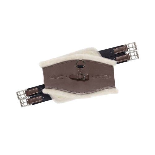 EquiFit Anatomical Jumper Girth w/UltraWool - Brown/Natural