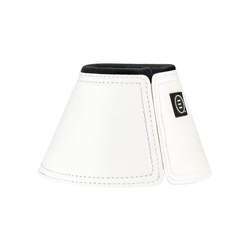 EquiFit Essential Bell Boot w/Rolled Polar Fleece - White/Black