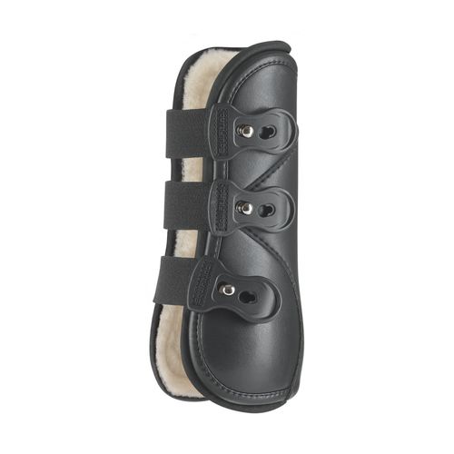 EquiFit Eq-Teq Front Boot w/SheepsWool - Black/Natural