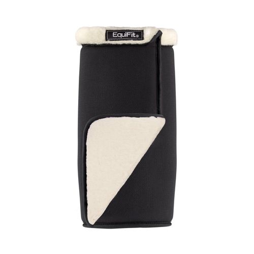 EquiFit SheepsWool T-Foam Standing Wraps - Black/Natural