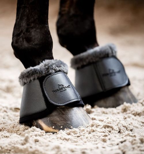 Horseware Pro Bamboo Overreach Boots - Black/Black